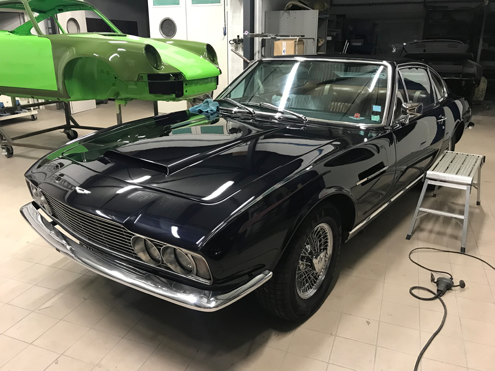 restauration aston martin dbs 1970 43