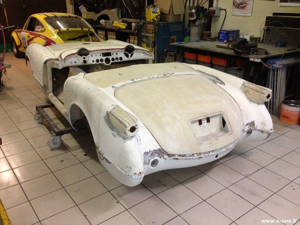 restauration corvette c1 1954 23