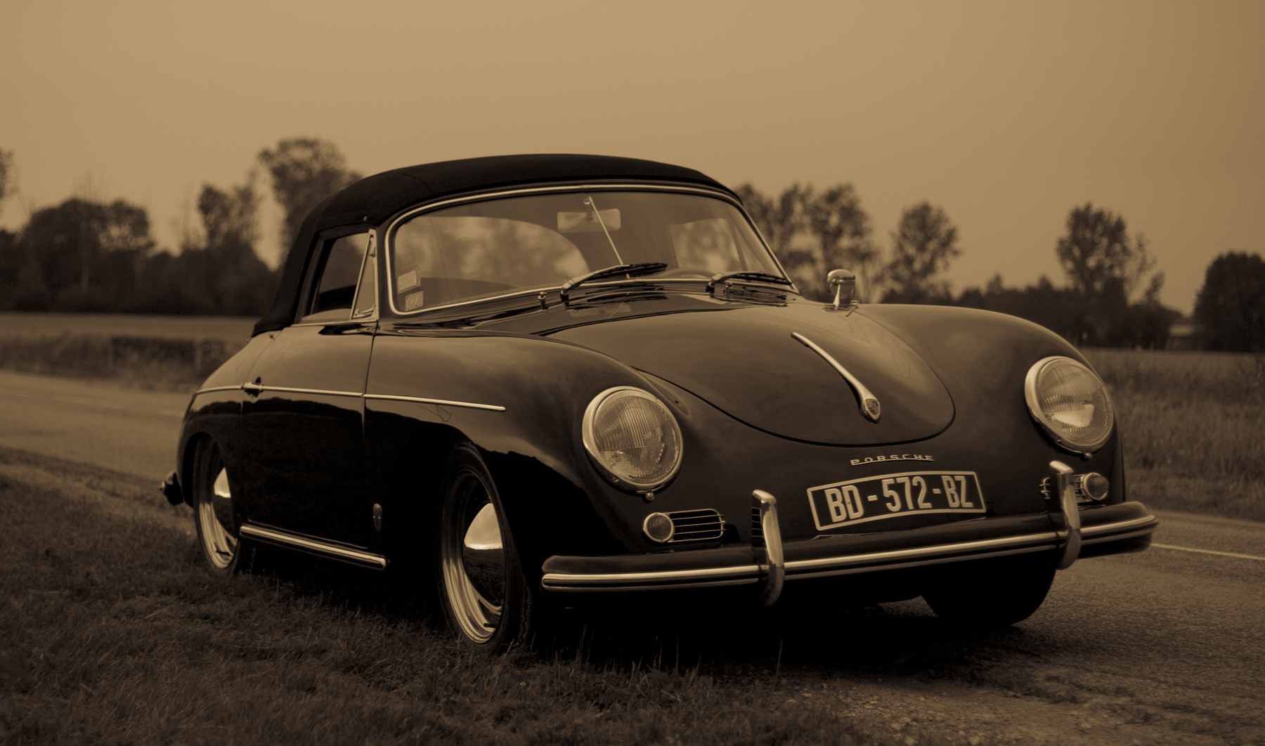 restauration carrosserie Porsche 356 A Cabriolet 1959
