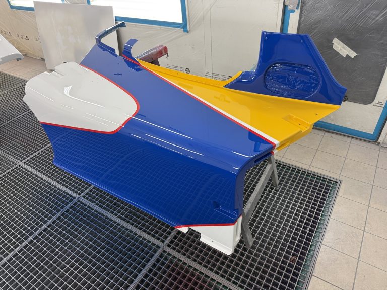 Museau de la Riley & Scott Mk III en livrée d’époque