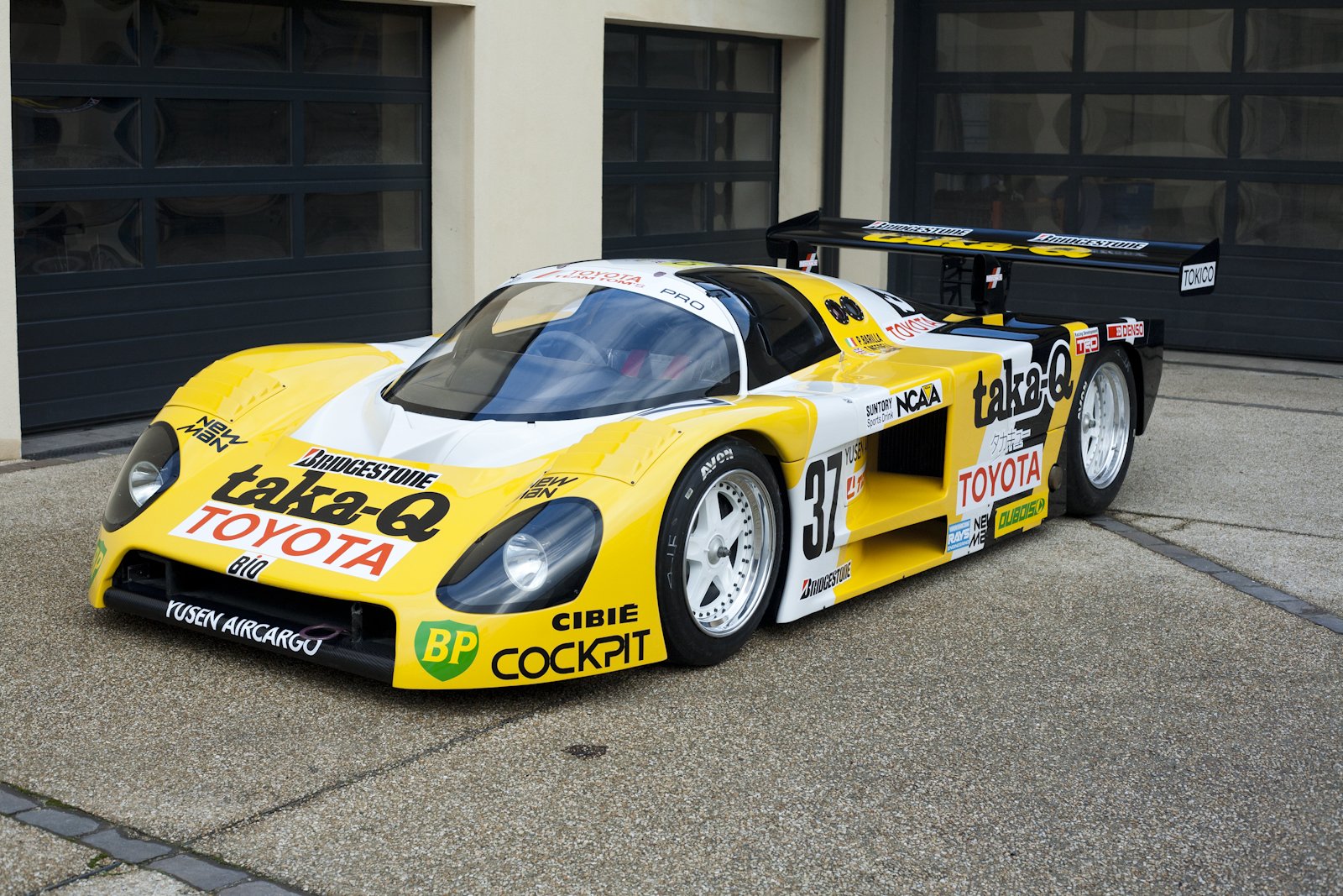 Toyota 88C n° 37 en livrée Taka-Q, Groupe C des 24 Heures du Mans 1988