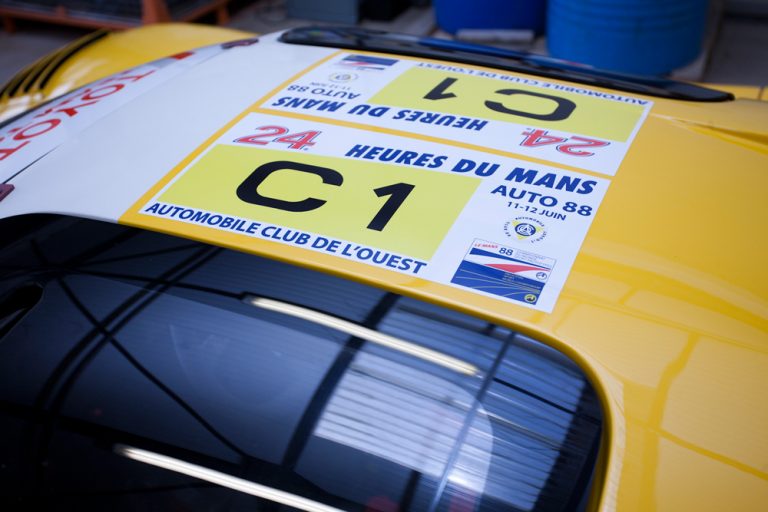 Toyota 88C no. 37 in Taka-Q livery, bodywork restored by O-ONE, photographie 55 sur 57