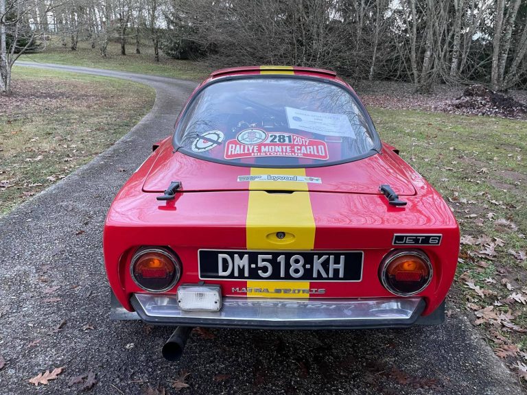 Matra Jet 6 de 1968, rouge et jaune, préparée pour la régularité historique, photographie 6 sur 15